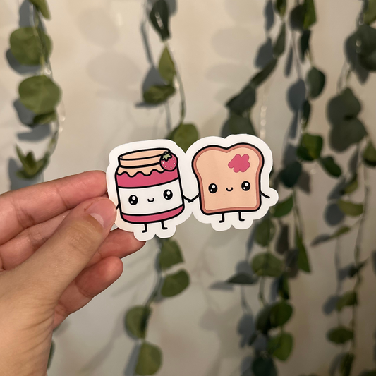 Jam And Toast Sticker