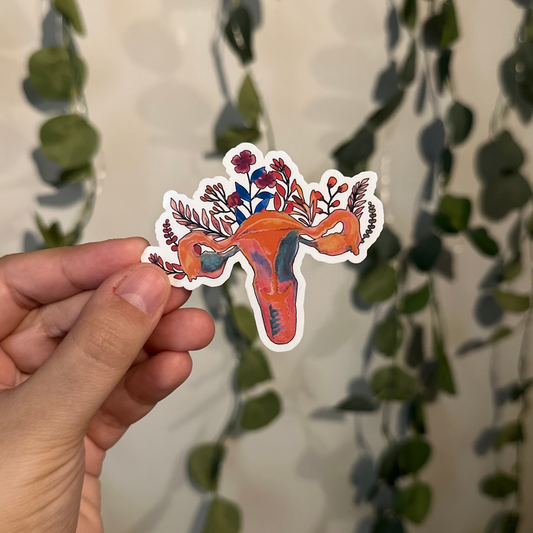 Floral Womenhood Sticker