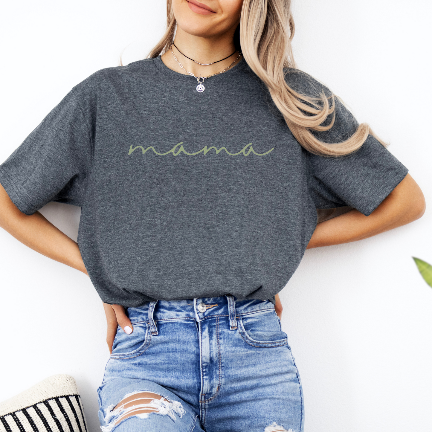 Green Cursive Mama